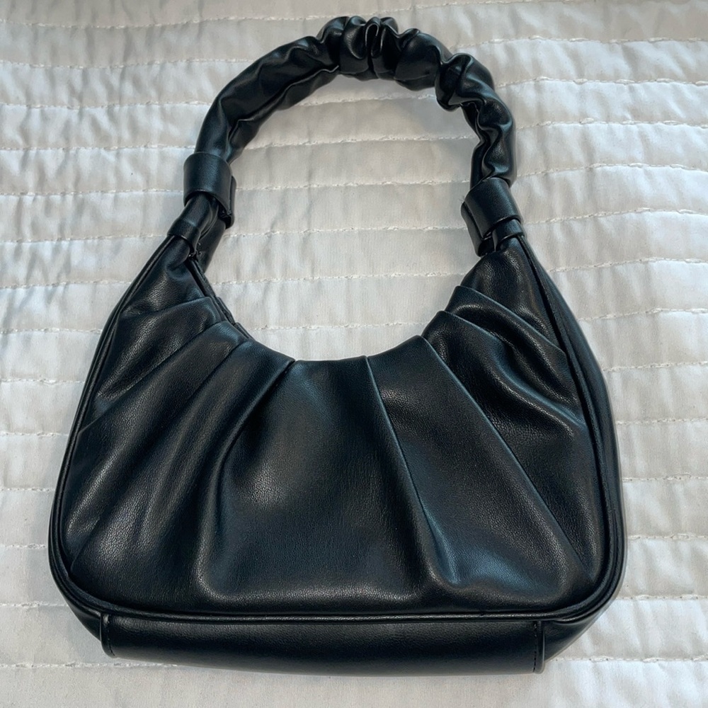 Olivia & Kate Small Black Baguette